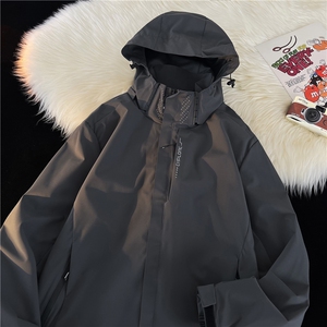 抖音品质潮流宽松冲锋衣机能风百搭外套夹克JK8066-特批45-控79图片