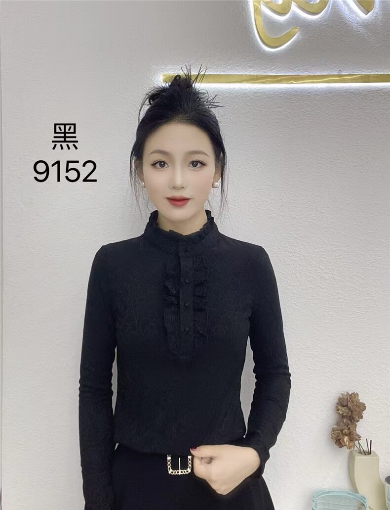 秋冬季耳边加绒衬衫2024新款气质修身显瘦打底保暖长袖上衣,女装衬衫,思沃羊绒