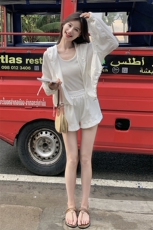【现货上新】气质清爽减龄时尚轻盈柔软防晒套装088-6611p135k188，女装套装/套裙，2C088