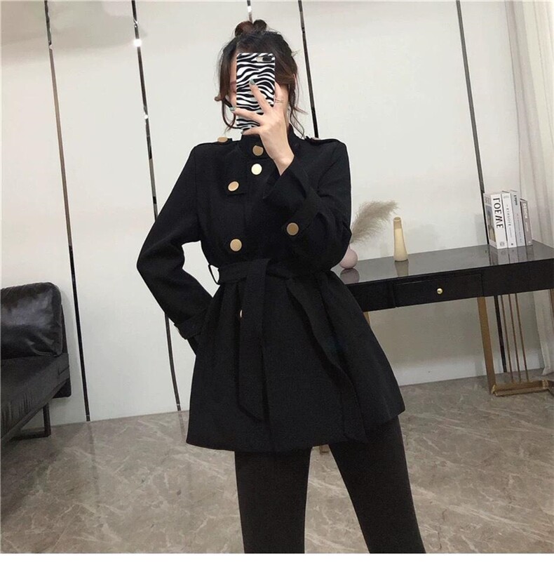 呢料大衣，女装毛呢外套，布落阁