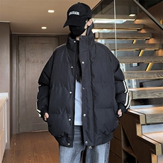 抖音得物二开可供视频拼接织带三防加厚羽绒棉衣外套棉服LL6667，男装棉衣，电商A486