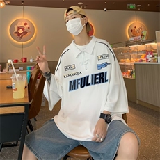标准男青春流行T恤圆领时尚潮牌城市风貌新款潮流夏季短袖ins，男装T恤，星座716-2