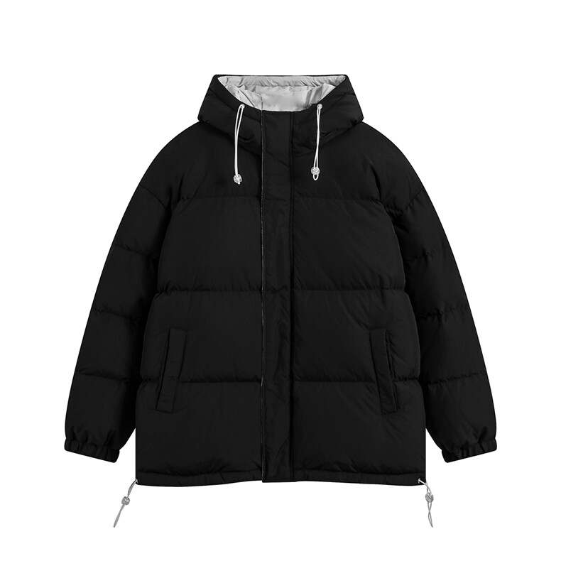 白底平铺 新款纯色连帽保暖面包服情侣棉衣A247-MY150特批75图片