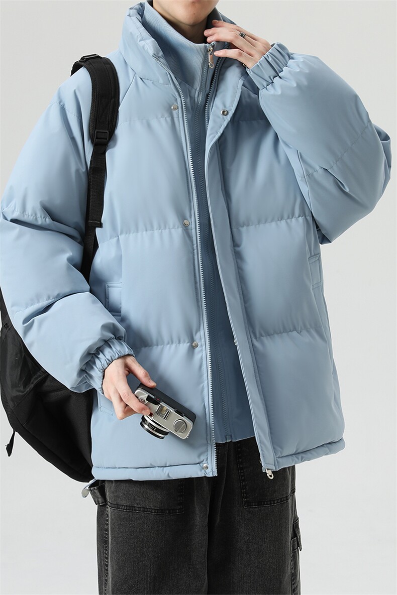 得物二开立领假两件石墨烯内里棉服棉衣外套9088特P85控118,男装棉衣,电商A309