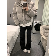 网图现货扎染棉服美式短款面包服男冬季高街廓形棉衣外套P108，男装棉衣，电商C306-1
