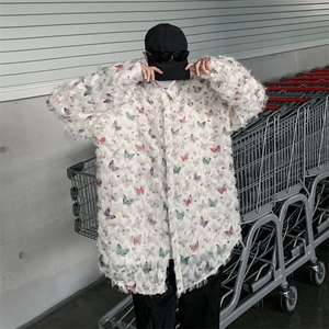小众蝴蝶毛边流苏设计感衬衫高级感痞帅休闲外套防晒衣 C56图片