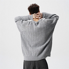 25M2007-P78-X128尺码m-2xl-成分：腈纶-无影墙，男装针织衫/毛衣，电商A408