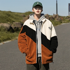 cityboy冬款加绒加厚棉衣羊羔绒棉服外套港风男装MY105P95，男装夹克，电商A086