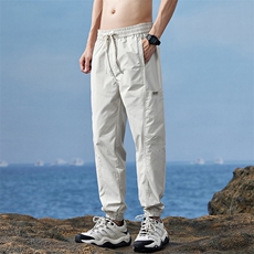 男装速干休闲裤2026春夏大口袋伞兵裤宽松束脚弹力裤子Z9823-P45，男装休闲裤，星座509