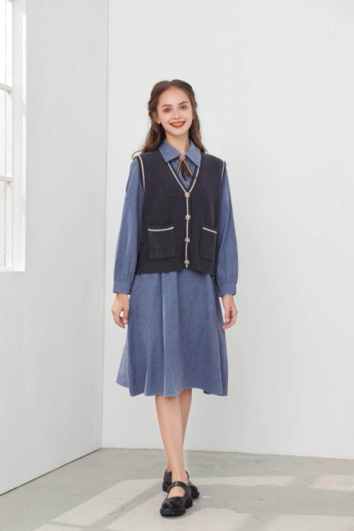 复古马甲?连衣裙，女装马甲，知否