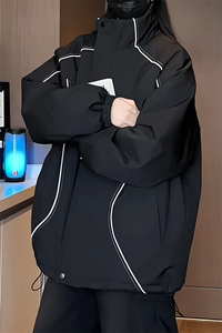 MY118J/P85棉衣男冬季加棉加厚宽松大码百搭潮保暖棉袄外套棉服图片