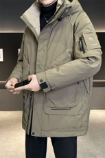 中长款羽绒服男冬季2025新款连帽加厚外套C317-Y81825-P245，男装羽绒服，电商C317
