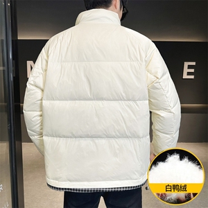 8302-P155 标50%白鸭绒2025冬季男士羽绒服时尚加厚外套图片
