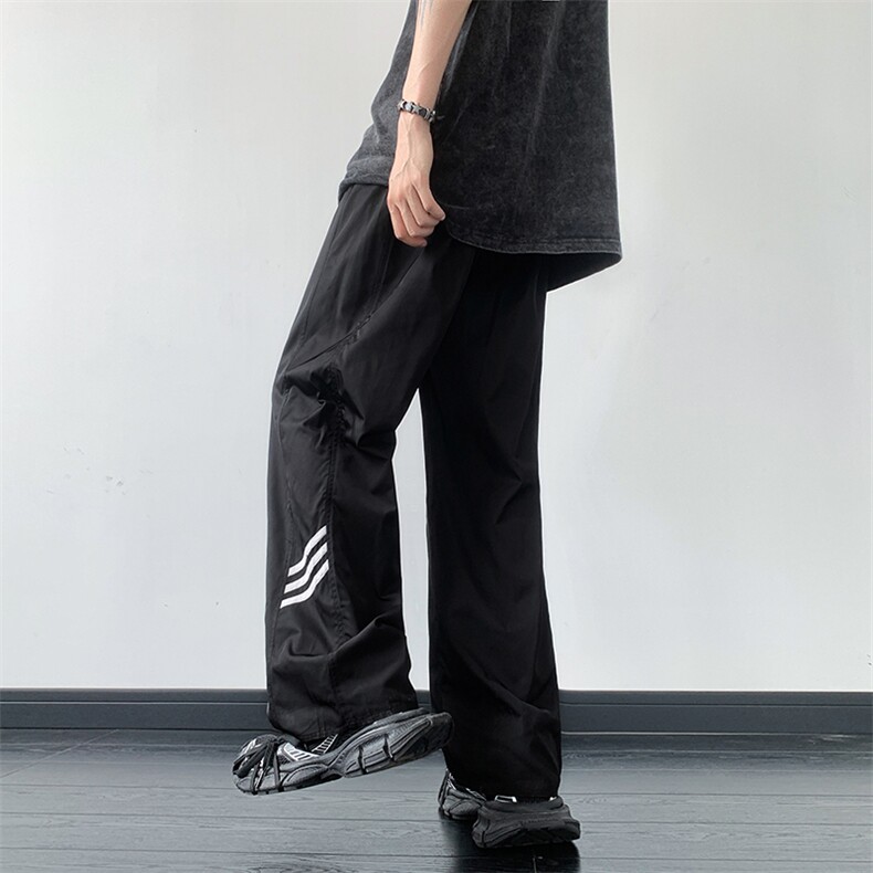 B221 美式ins街头hiphop休闲情侣宽松运动裤子 LK23117-P60 控78图片