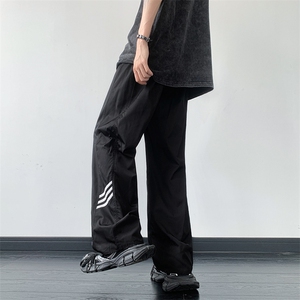 B221 美式ins街头hiphop休闲情侣宽松运动裤子 LK23117-P60 控78图片