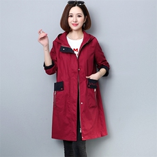 2021新款时尚气质百搭长款风衣外套女，女装风衣，姿萝菲