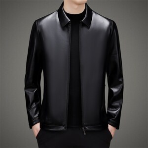 K82269钱塘2020-2秋冬新款百搭商务休闲中年男士夹克外套P142图片