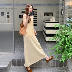 新中式国风香槟色刺绣上衣套装裙女2025夏季新款气质吊带裙两件套，女装套装/套裙，2C269