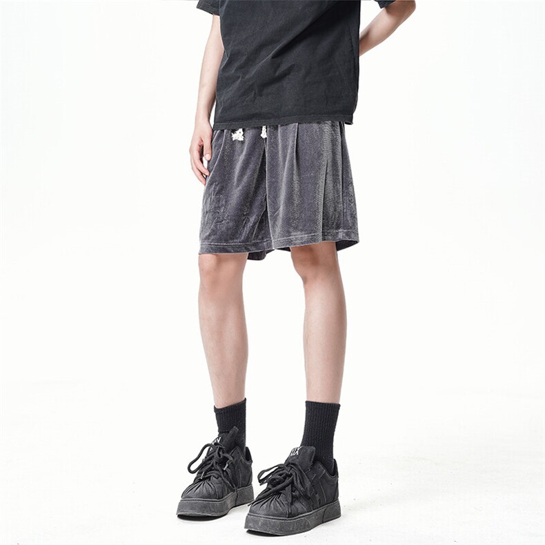 A178男女同款冰丝速干短裤休闲夏季外穿宽松休闲裤DK161-P28,男装牛仔裤,电商A178