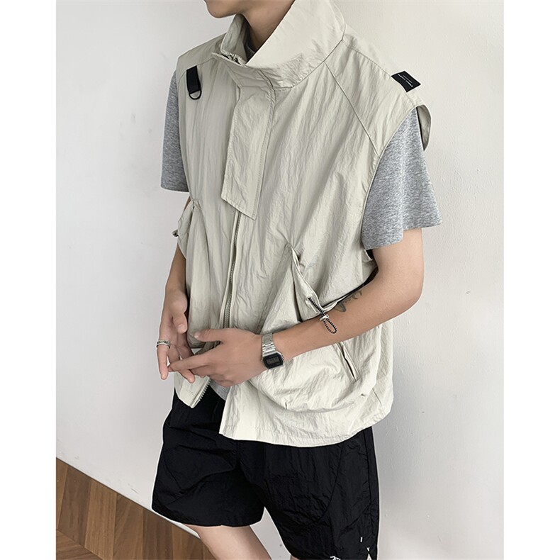 马甲男款休闲工装女士卫衣马夹背心坎肩MJ024-P55，男装卫衣，星座308B-2