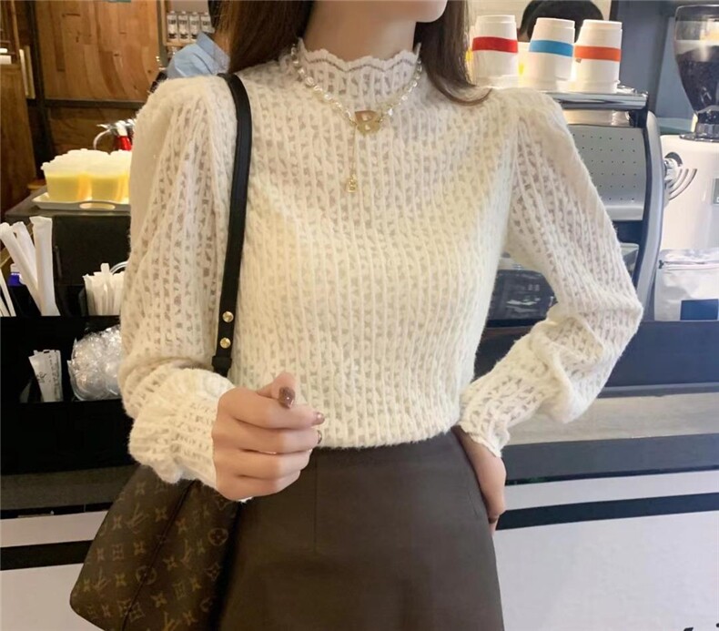 水貂绒打底衫，其它，朵缇