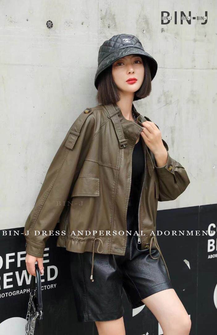 秋季新品韩版皮外套，其它，宾珏