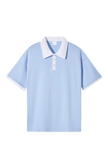 百搭纯色POLO衫男女款大版纯棉打底衫团体班服高克重抖音品质，男装Polo衫，星座301D-4(原星座1004-4）