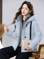 2025年冬季时尚简约休闲保暖羽绒服现货，女装羽绒服，婷思杰（原婷想服饰）