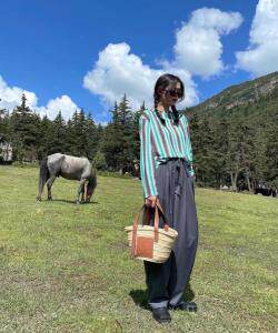 超薄条纹上衣，其它，ME