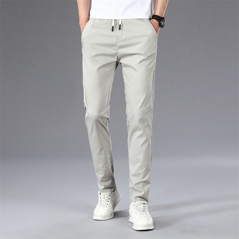 休闲裤男士宽松直筒潮牌秋冬季薄款修身长裤潮流西裤春秋款裤子男,男装休闲裤,星座505-2（原电商A260-1)