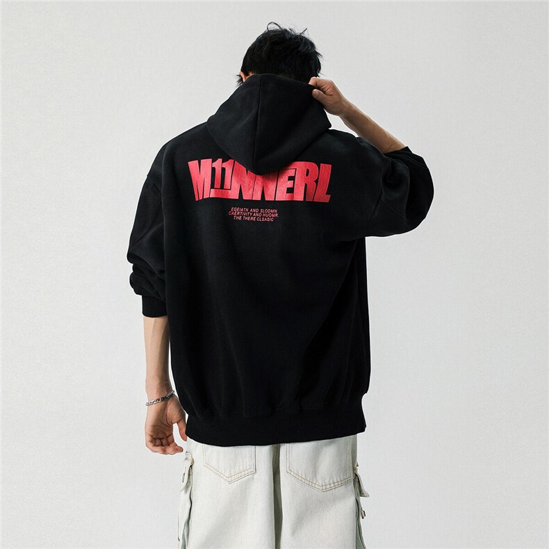 25新春字母扎染宽松潮牌韩版连帽卫衣W5002/P89128,男装卫衣,星座202