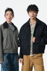 美式复古翻领夹克男秋潮牌宽松休闲百搭工装外套上衣JS5622-P78，男装夹克，星座610（原A335）