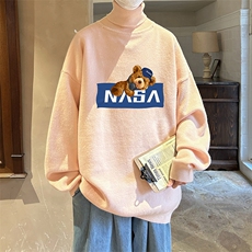 控68高领毛衣男士大码内搭毛线衣男GM45247-P45加绒款-P65，男装针织衫/毛衣，电商A040