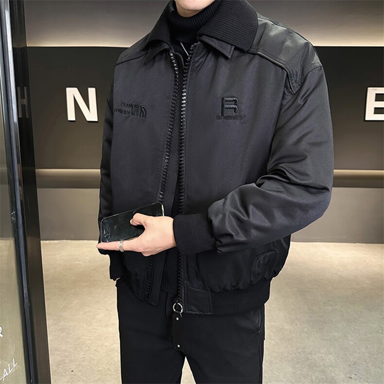 新标90绒有报告羽绒服男冬季2024新刺绣A313-Y135579-P305图片