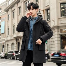 电商B2472020冬季新款男修身白鸭绒休闲羽绒服潮F006，男装羽绒服，电商B247