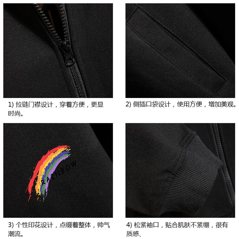 KS21064-P38加绒款-P43连帽开衫卫衣男运动外套大码班服砖墙,男装卫衣,电商A040A