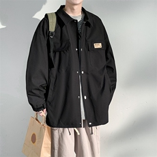 ！815A-MJ7332-68特2025秋季贴标工装上衣外套宽松休闲夹克男，男装夹克，星座815A