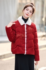 羽绒服女冬季2025年新款时尚白鸭绒加厚保暖外套，女装羽绒服，悠米