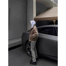 2026春季新款港风复古简约风灯芯绒翻领夹克外套男潮JK1417-P78，男装夹克，星座313A(原308A-2)