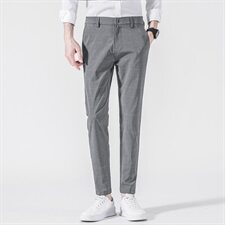 男士休闲裤修身九分男裤秋季薄款裤韩版长裤小脚西裤男Z1913，男装西裤，星座509