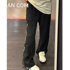 重磅白灰色迷彩条纹卫裤ZK0263-P42，男装休闲裤，星座313A(原308A-2)