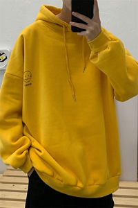A040-WY2072-P40连帽卫衣男加肥加大码胖子棒球服外套图片
