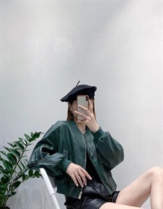 秋季pu皮外套夹克图片