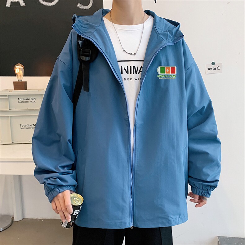 ！港风风衣男短款长袖夹克男休闲外套男上衣男DJK234-P45，男装夹克，电商B371