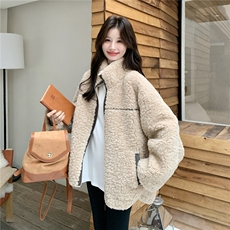 现货新款加厚皮毛一套外套2D035-25118P180K268，女装短外套，2D035