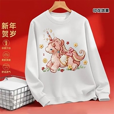 1506-1/W3081/P42韩版新款圆领宽松上衣chic港风潮流卫衣男女款百，男装卫衣，星座1506-1