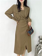 无敌无敌套装强烈推荐，女装职业装，依挺好