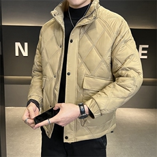 店主风冬季新款休闲百搭立领棉衣加厚保暖男士外套潮M8906-P150，男装棉衣，电商A413