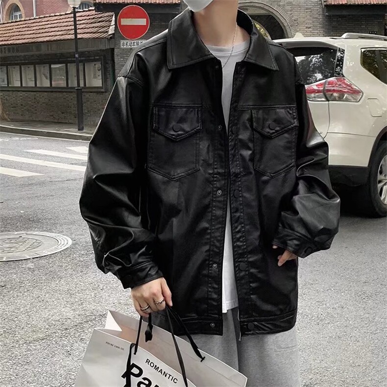 潮流夹克潮男春季PU皮夹克J182P73,男装夹克,星座1116-2