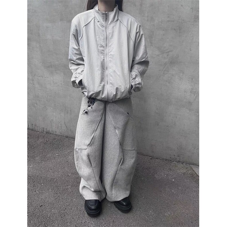 现货自制垫肩三防面料cleanfit外套子母带夹克男女，男装夹克，星座807